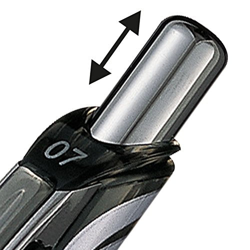 Pentel XBL77/2-A EnerGel Xm Retractable Gel Pen - Black (Pack of 2)