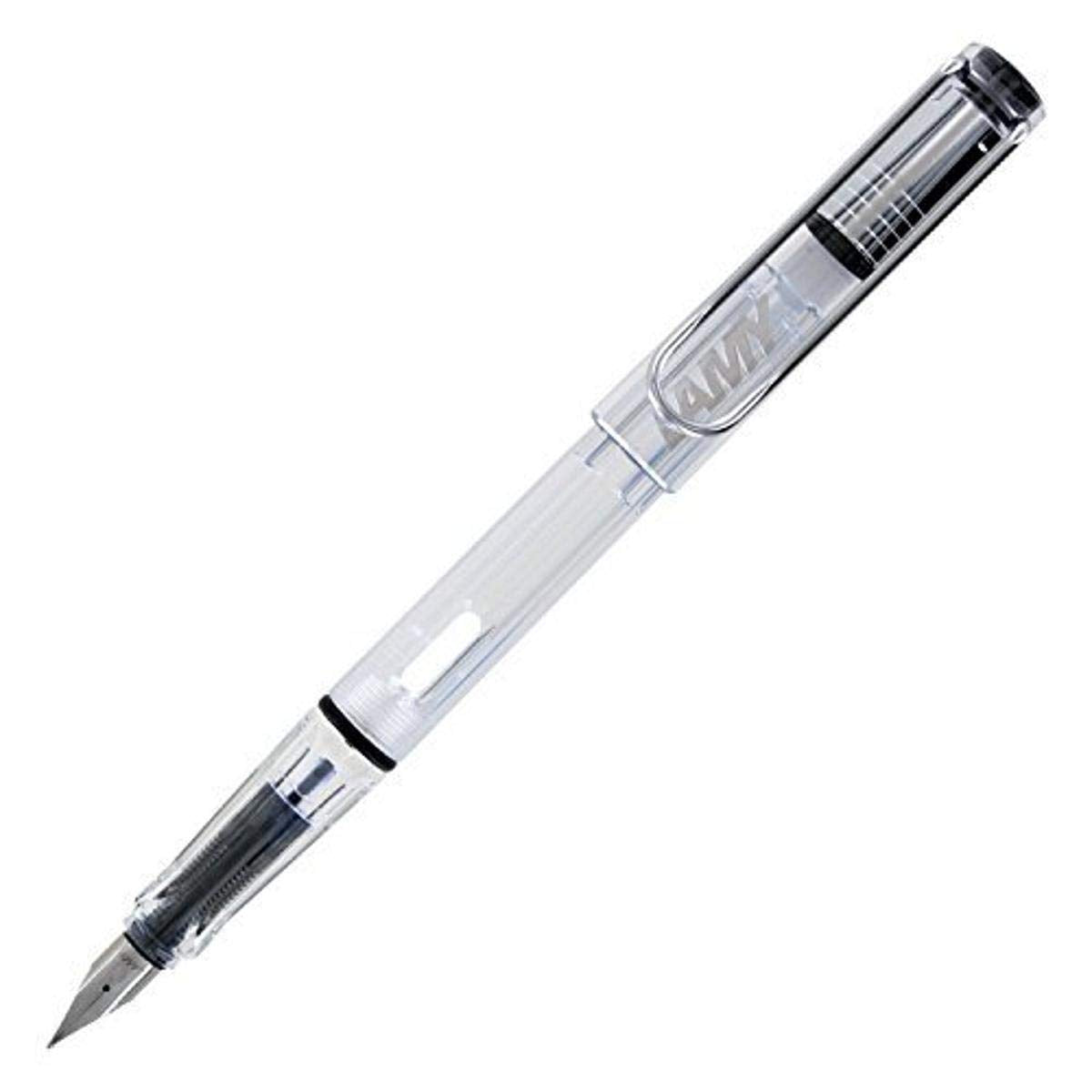 LAMY Vista Fountain Pen Demonstrator, Clear Fine Nib (L12F)