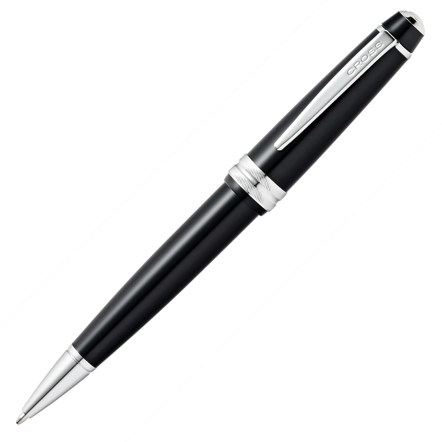 Cross Bailey Light Glossy Black Ballpoint Pen, Medium Point, Black Ink