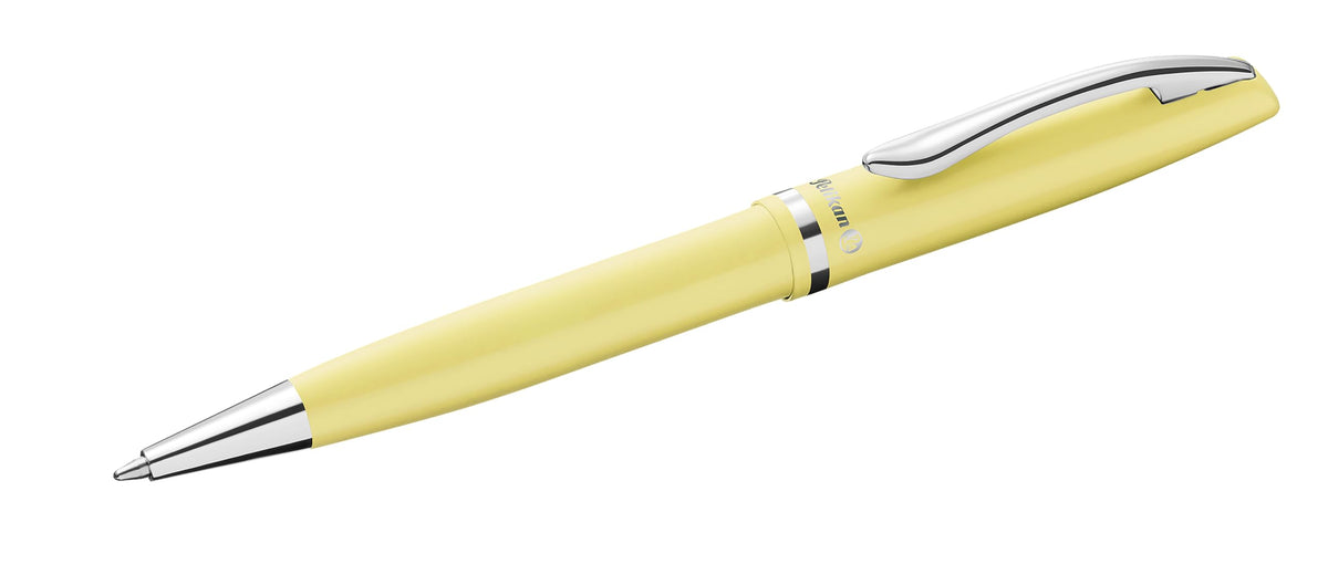 Pelikan Jazz Pastel Ballpoint Pen with Medium Point, Blue Ink Refill, Limelight, Boxed, 1 Each