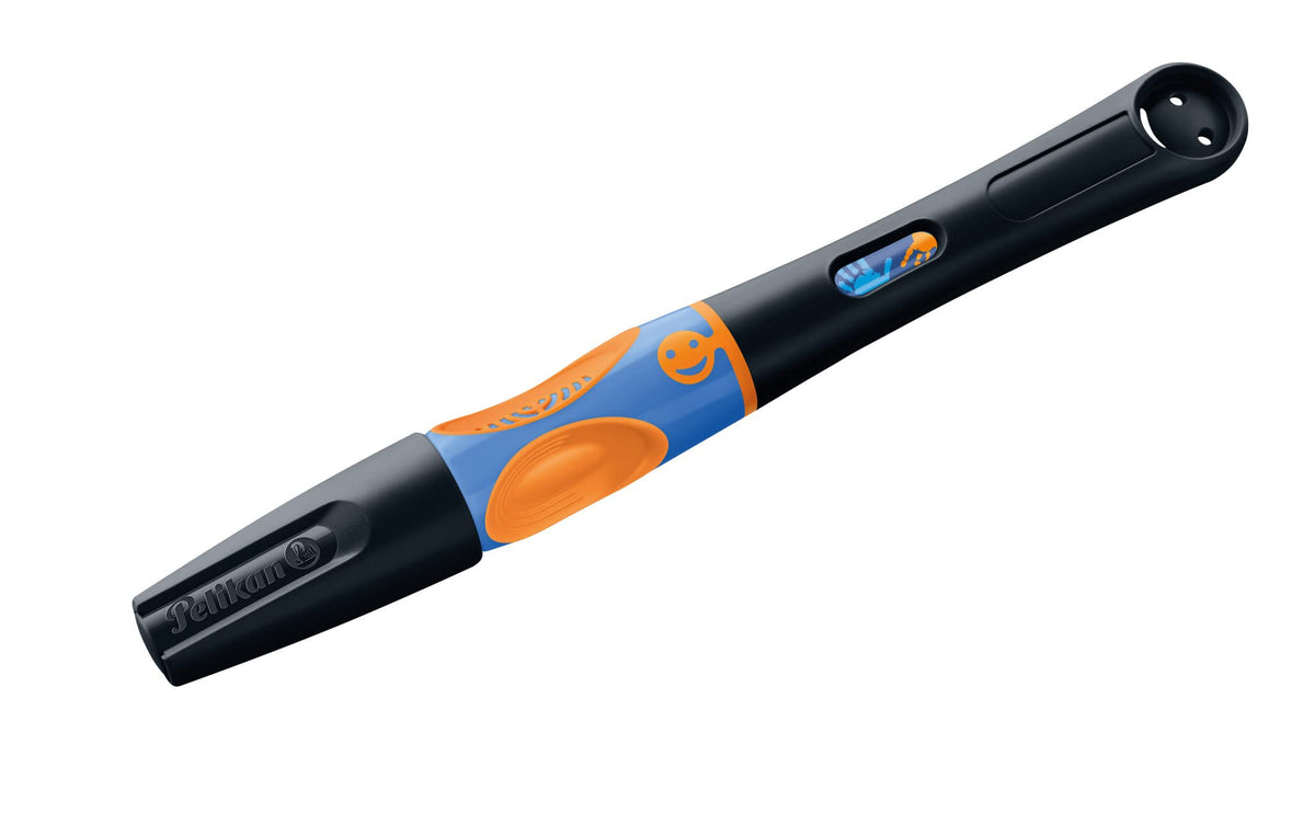 Pelikan Griffix 820288 Fountain Pen for Right-Handed Users with Twist Cap, Neon Black, 1 Piece in