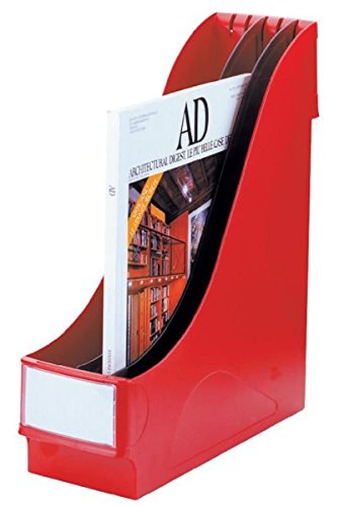 Leitz 24250025 Magazine File Extra Wide A4 Plastic Red