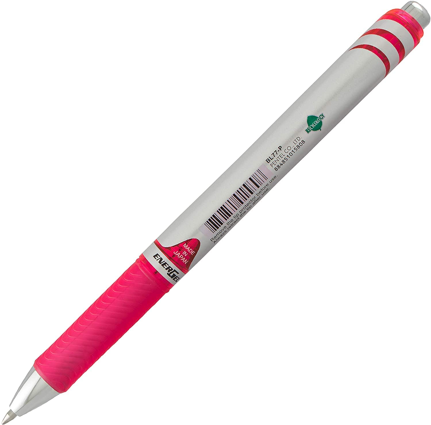 Pentel Energel RTX Retractable Liquid Gel Pen, 0.7mm, Metal Tip