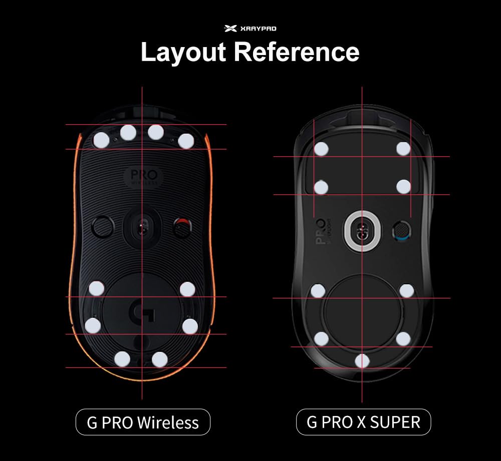 X-Raypad Jade Speed Mouse Skates, Offers Excelent Wear Resistance, Speed & Control Abrasion
