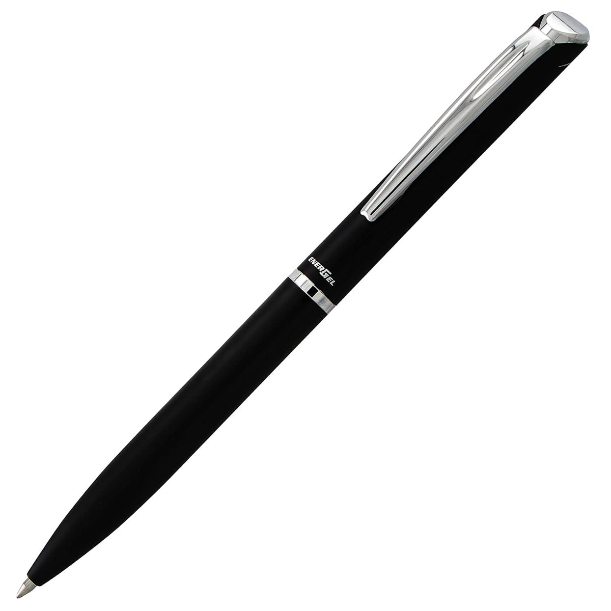 Pentel EnerGel Style Gel Pen, (0.7mm) Medium Line, Black Barrel, Black Ink, Gift Box w/Belly Band