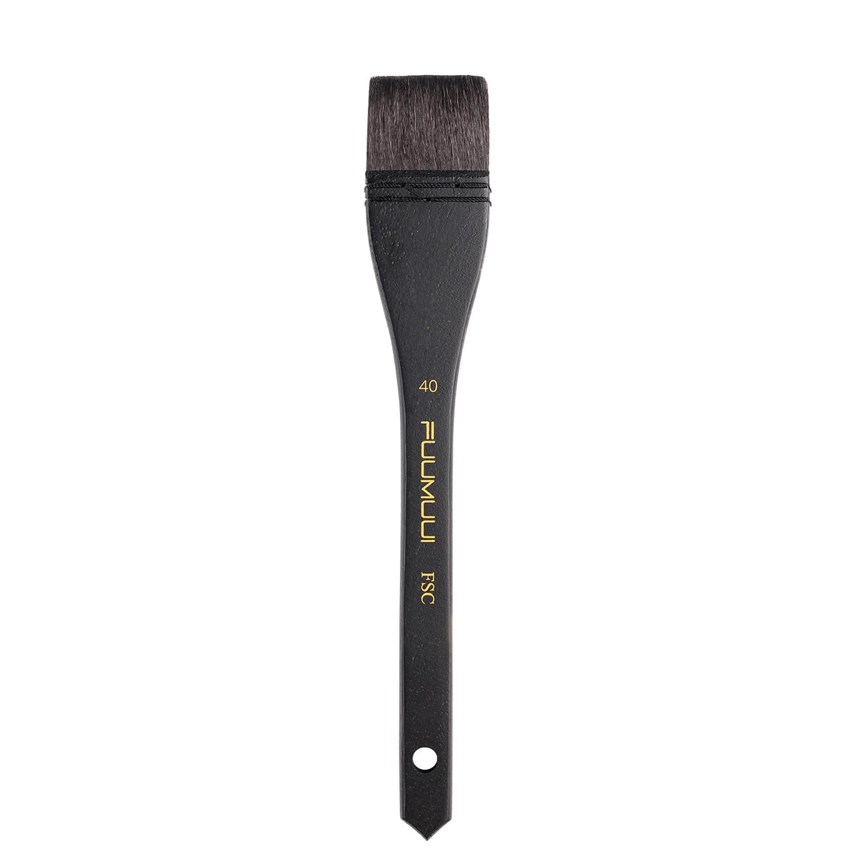Flat Watercolor Brushes, Fuumuui 40mm Professional Squirrel Hair Flat Hake Brushes, Artists Scale