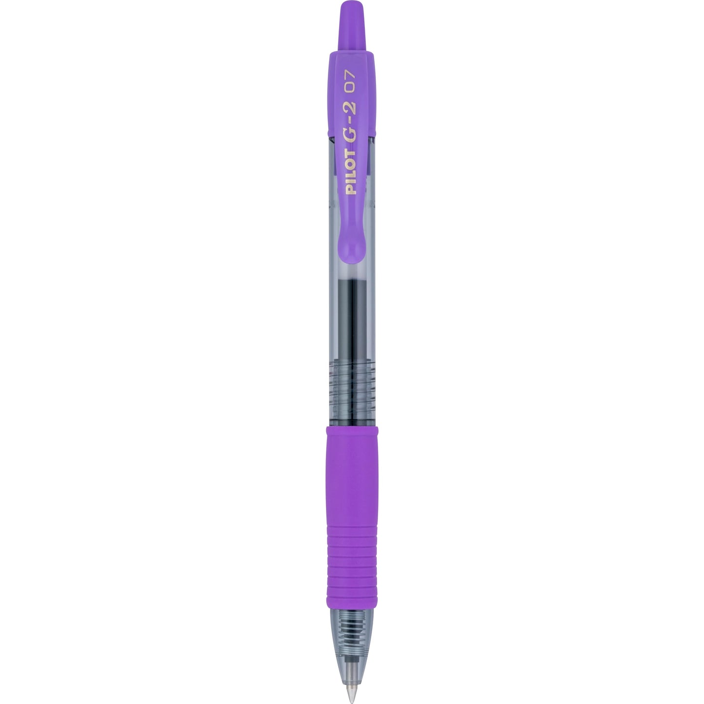 PILOT G2 Premium Refillable and Retractable Rolling Ball Gel Pens, Fine Point, Purple Ink, 12-Pack