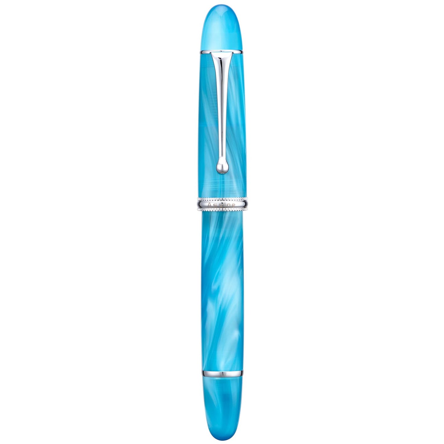 Asvine V800 Fountain Pen – Vacuum Filling System with Large Ink Capacity – Smooth Number 8 Medium