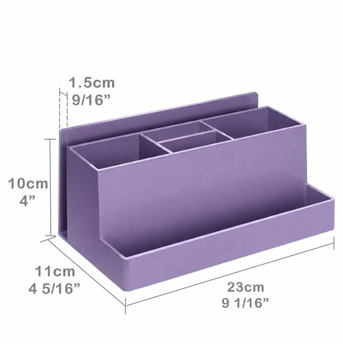Acrimet Desktop Organizer - Multi Organizer Caddy Holder for Office, Home and School use (Plastic)
