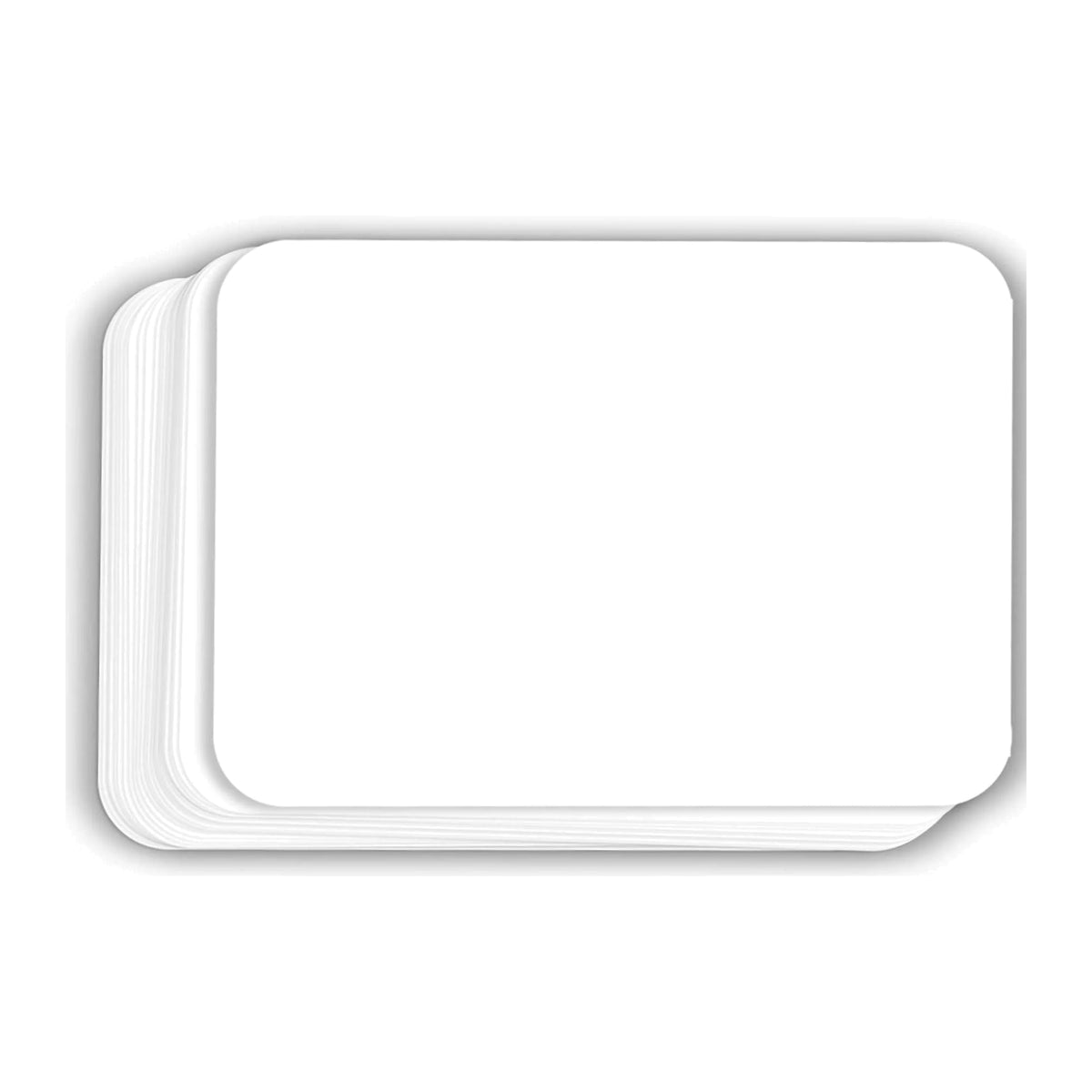 Hamilco White 80lb Cover Heavy 5x7 Rounded Corner Cardstock (100PK)