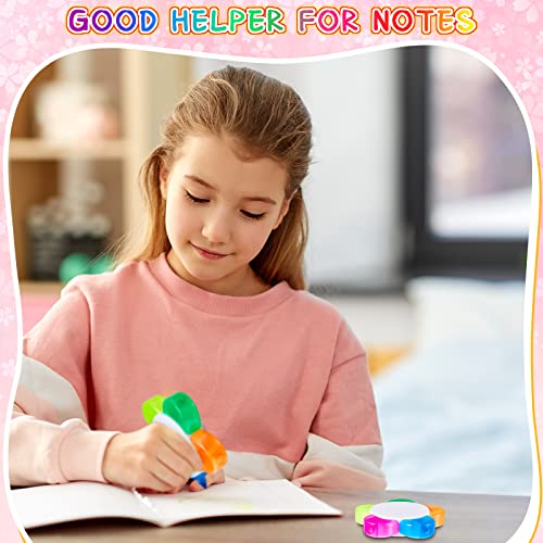 Outus 48 Pieces Petals Highlighters Assorted Colors 5 in 1 Pens Bulk