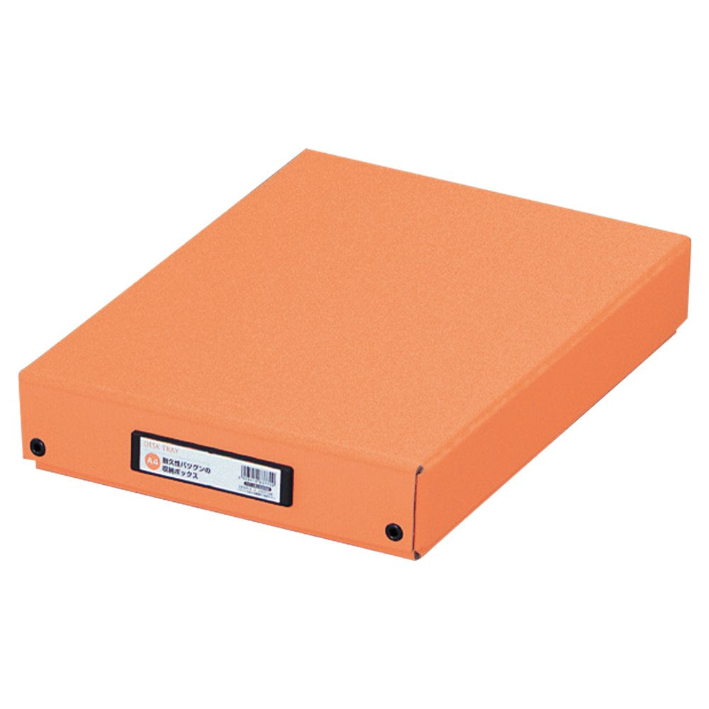 Lihit Lab G8300-4 Document Holder, Tool Box, Desk Tray, A4, Orange
