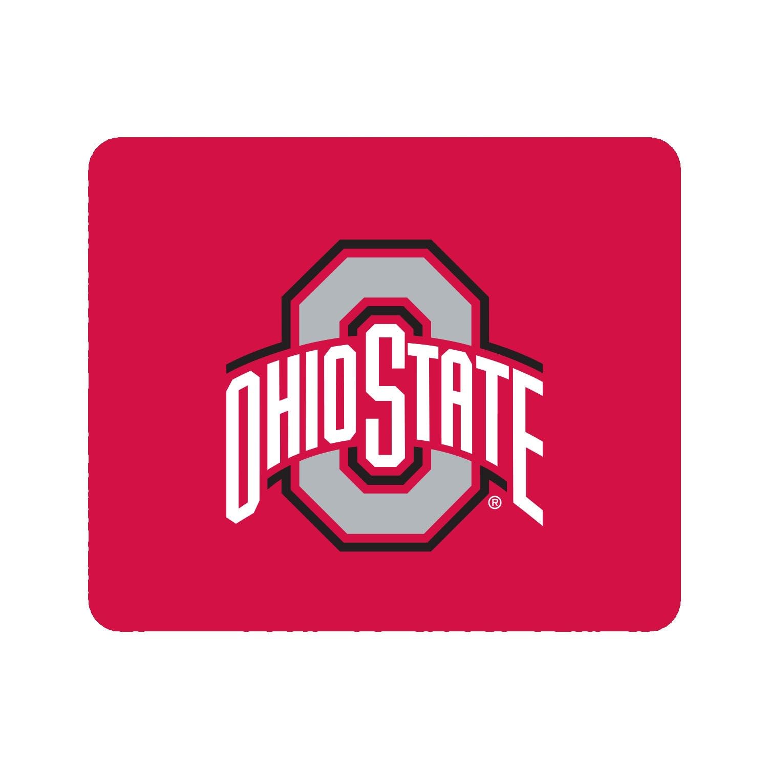 OTM Essentials Officially Licensed Ohio State University Standard Fabric Mouse Pad, Desk