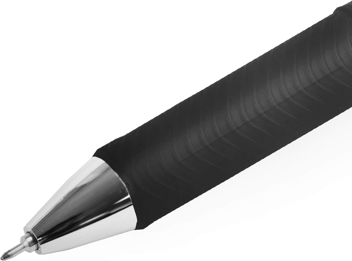 Pentel Energel BLN75 Retractable Gel Ink Rollerball Pen - 0.5mm - Black - Pack of 6