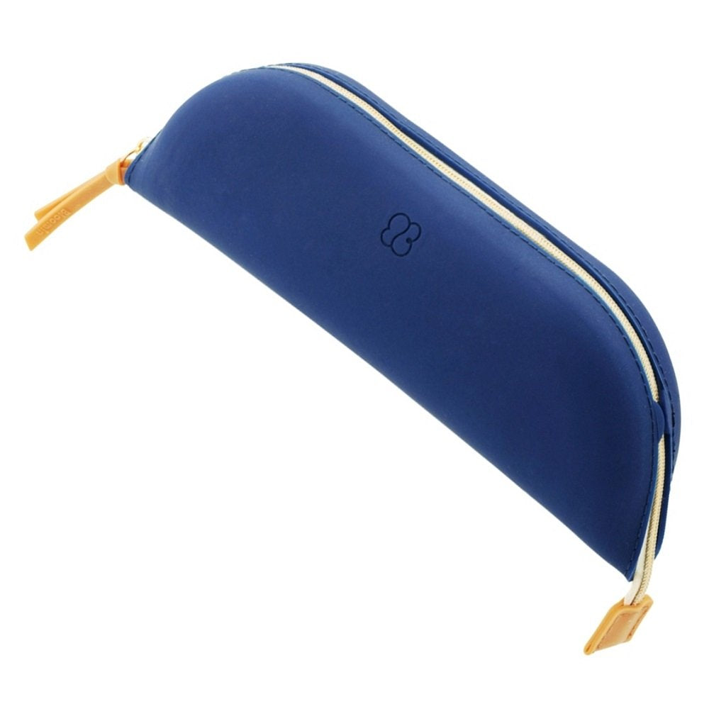 Lihit Lab A7731-11 Bloomin Tray Pen Case, L, Navy Blue