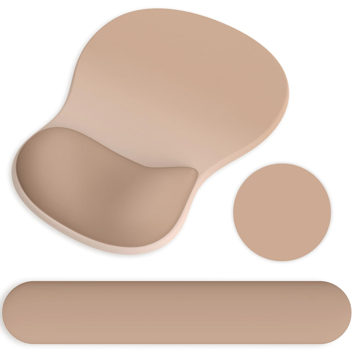Ergonomic Mouse Pad with Wrist Rest and Keyboard Wrist Rest, Gel Mousepad
