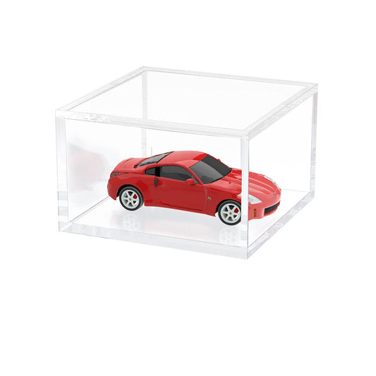 AITEE Decorative Acrylic Box with Lid, Display Storage for Home (Large)