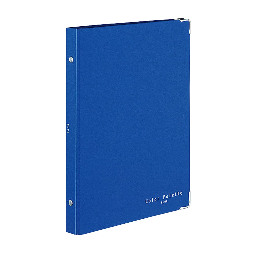 Kokuyo Color Palette Metal Round Ring Binder, B5-S, 26 Holes, Up to 100 Sheets, 5 Colorful Tab