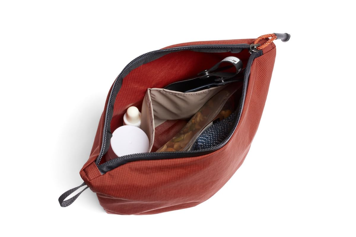 Bellroy Lite Pouch Duo, Lightweight Pencil Case - Clay