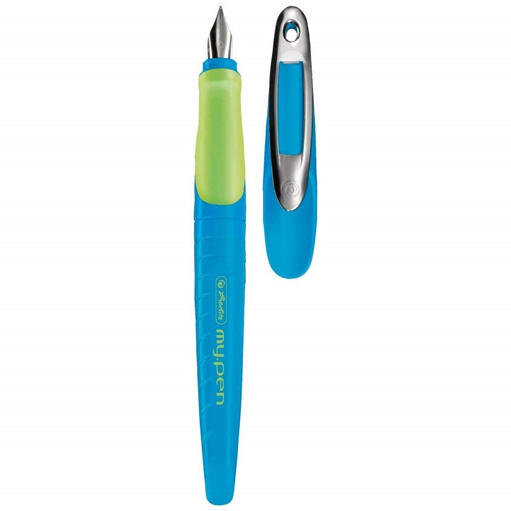 herlitz my.pen L-Nib Fountain Pen - Blue/Orange