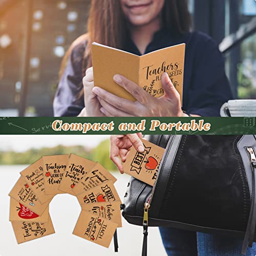 Kosiz 240 Pcs Teacher Appreciation Gifts Bulk Thanks Kraft Notebooks & Pens