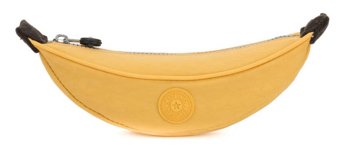Kipling Banana Small Pen Case, Banana Yellow, One Size, BANANA