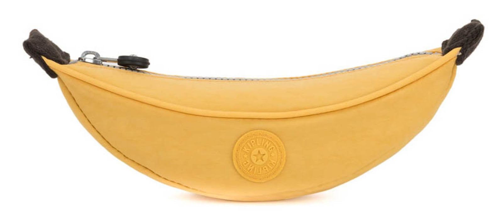 Kipling Banana Small Pen Case, Banana Yellow, One Size, BANANA
