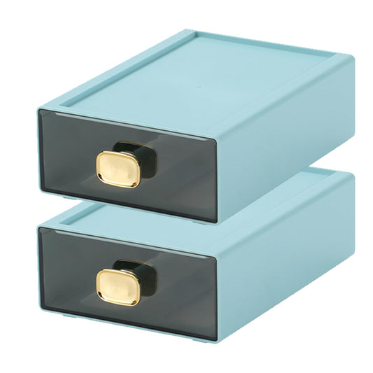 OSteed Desktop Storage Drawers, Stackable Countertop Organizer with Drawers