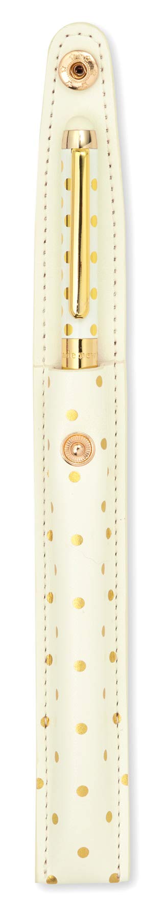 kate spade new york Pen with Case, Gold Dots