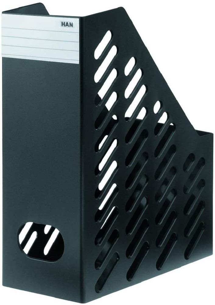 Han Klassik XXL 115 x 248 x 145/ 320mm C4 Size Magazine File with Label - Black