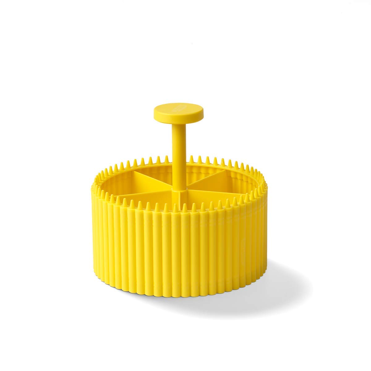 Crayola Round Storage Organizer - Creative Kids Desk Organizer With 5 Sections For Storing Pens