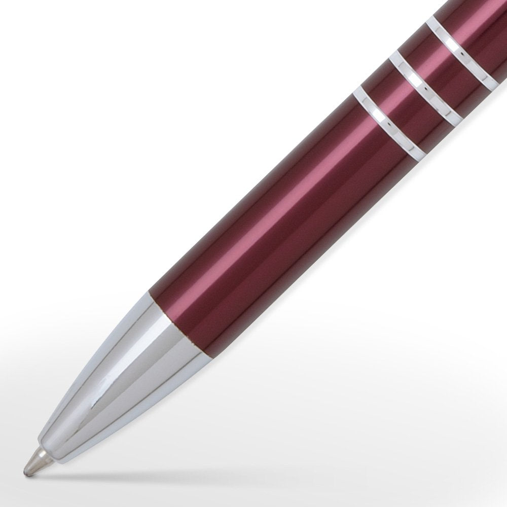 Imprints Online 2 Personalized Engraved Classic Metal Ballpoint Pen & Mechanical Pencil Gift Set.