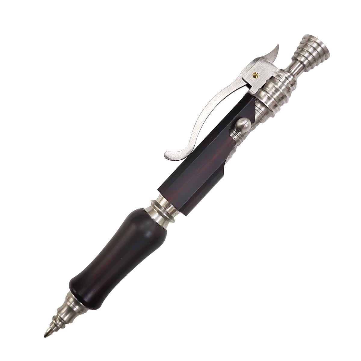 Dr. Metalleung Heavy Duty Stainless Steel Bolt Action Pen - Tactical EDC Retractable Ballpoint Pen