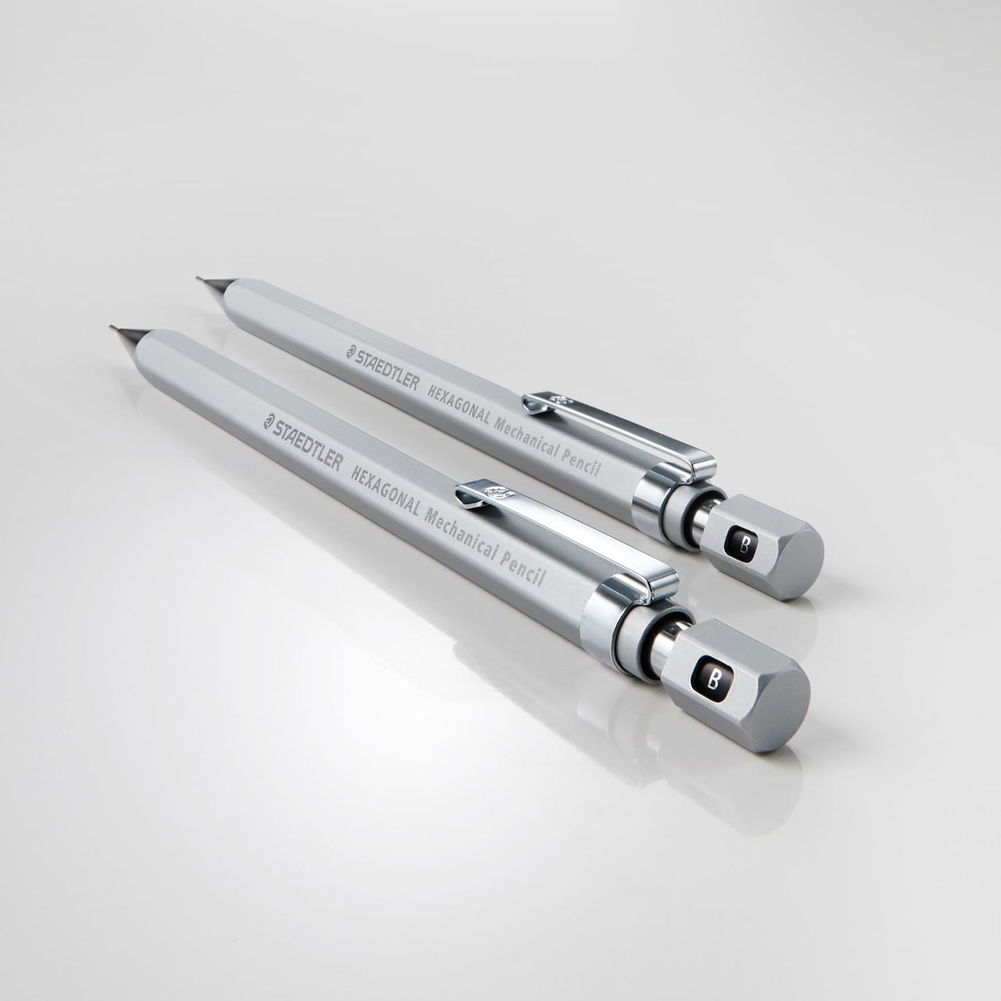 STAEDTLER 925 77-05S Hexagonal Mechanical Pencil, 0.5mm [Silky Silver]