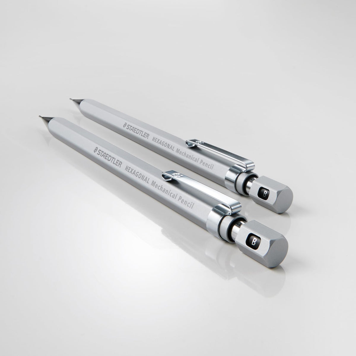 STAEDTLER 925 77-05S Hexagonal Mechanical Pencil, 0.5mm [Silky Silver]