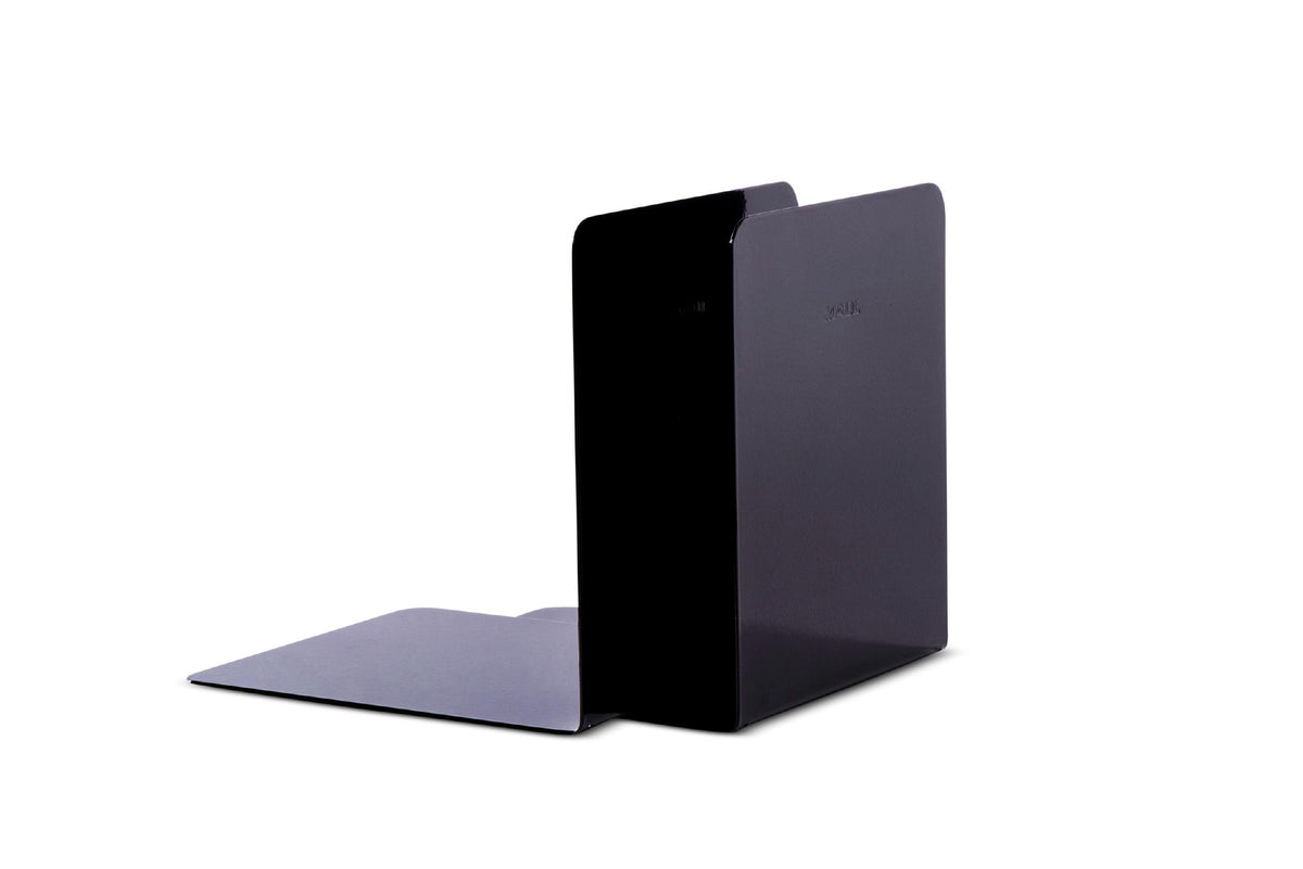 Maul Premium Metal Bookends, 120 x 140 x 140 mm, 1 Pair