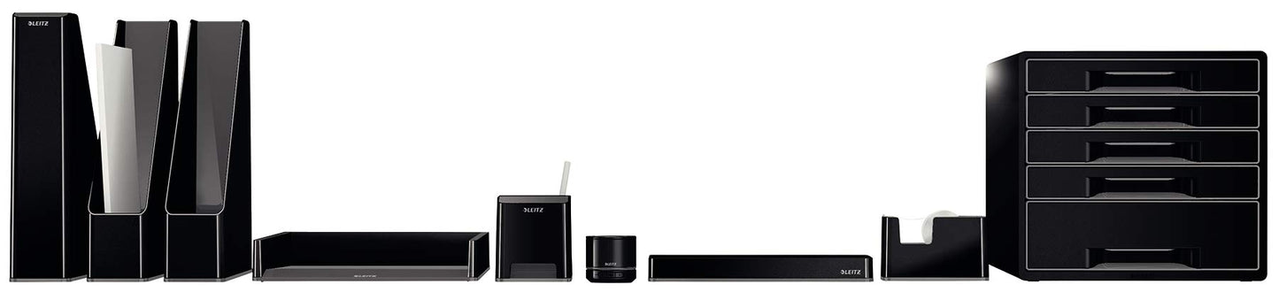 Leitz A4 Magazine File, Black/Grey, Dual Colour Range, 53620095