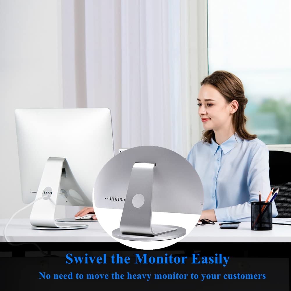 Aluminum 360° Rotation Monitor Swivel Base for Computer Screen Monitor