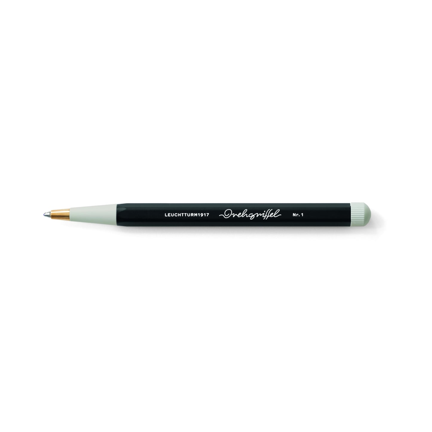 LEUCHTTURM1917 - Drehgriffel Writing Pen (Black) - Gel Pen with Black Ink Included