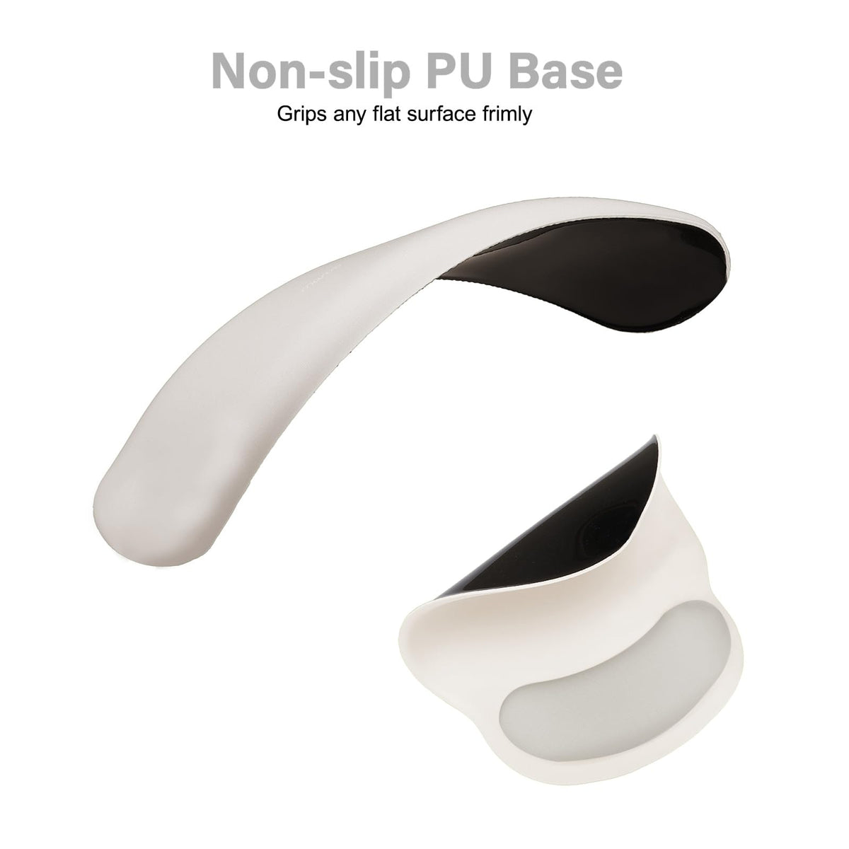 MOSISO Wrist Rest Support for Mouse Pad&Keyboard Set, Stone Gray