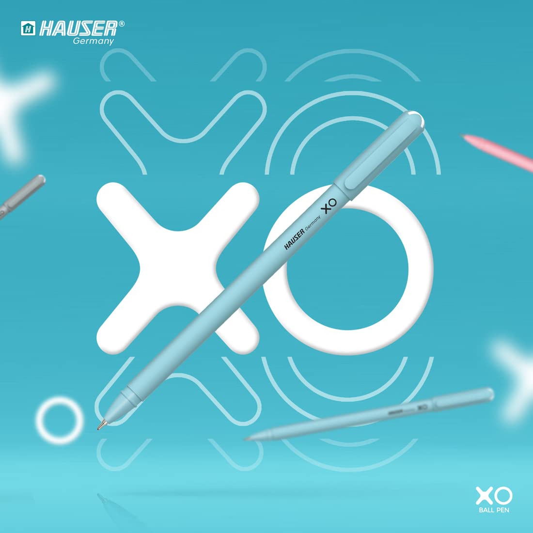 Hauser XO 0.7mm Ball Pen Tumbler | Sleek Body & Minimalistic Design | Matt Finish & Solid Body Type
