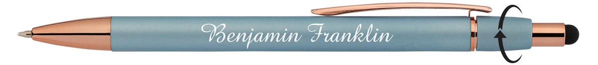 ExpressDesigns Personalized Fidget Pen for Adults - 2 Pack Stress Relief Custom Pens with Gift Box