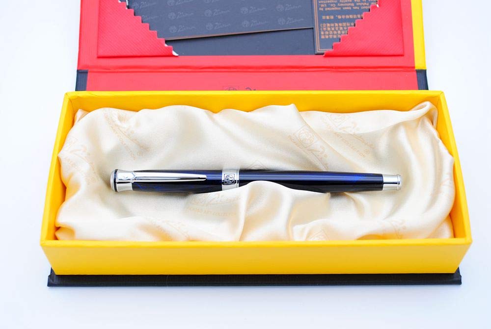 czxwyst Picasso 903 Sweden Flower King Fountain Pen Original Box (Blue Marble)