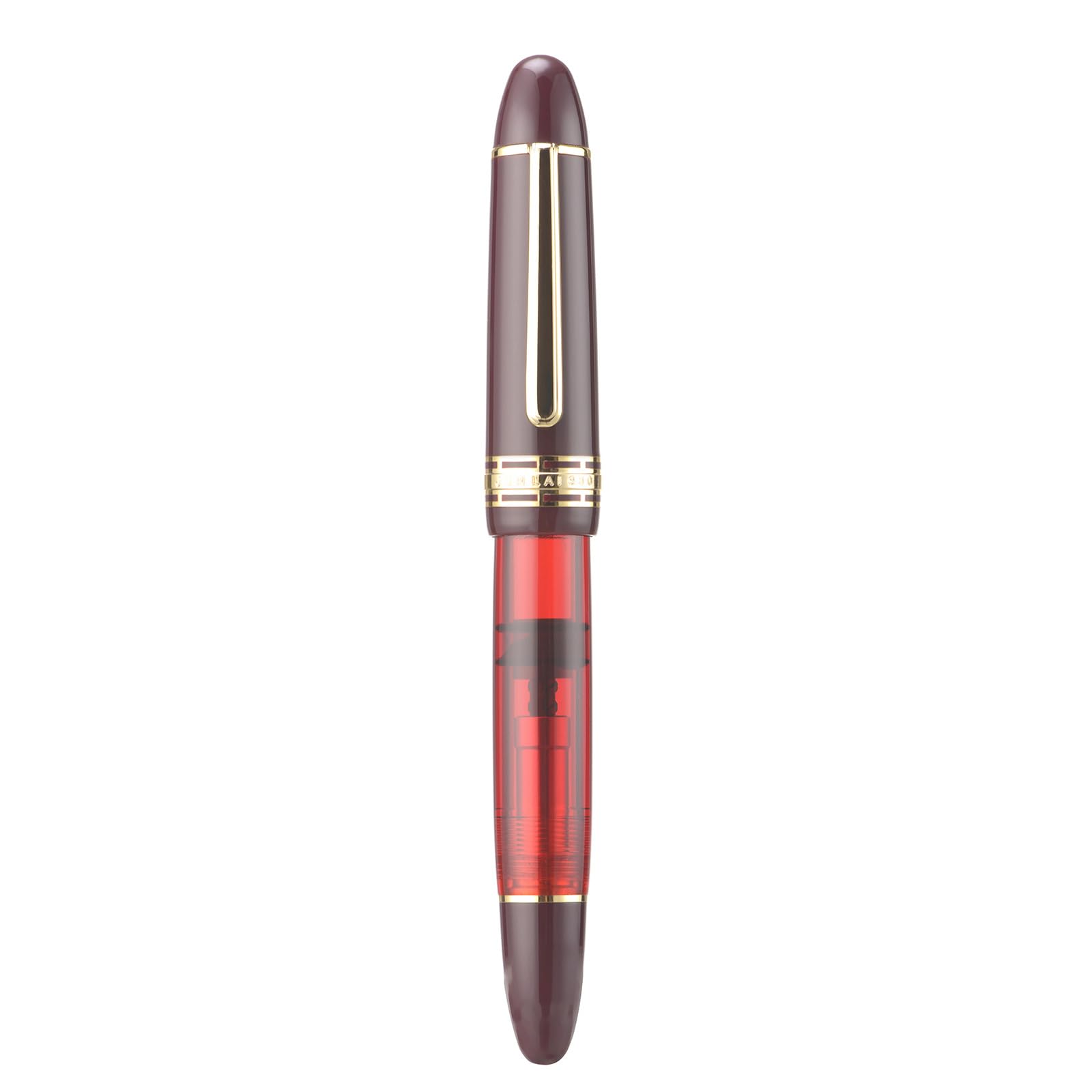Wikult Yongsheng Junlai 630 Acrylic Fountain Pen, Size 8 Medium Nib with Piston Filling System