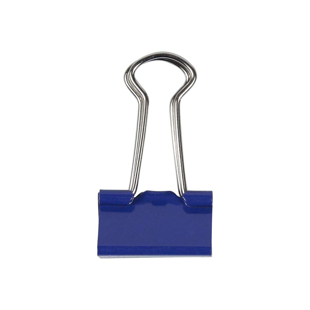 JAM PAPER Colorful Binder Clips - Small - 3/4 Inch (19 mm) - Purple Binderclips - 25/Pack