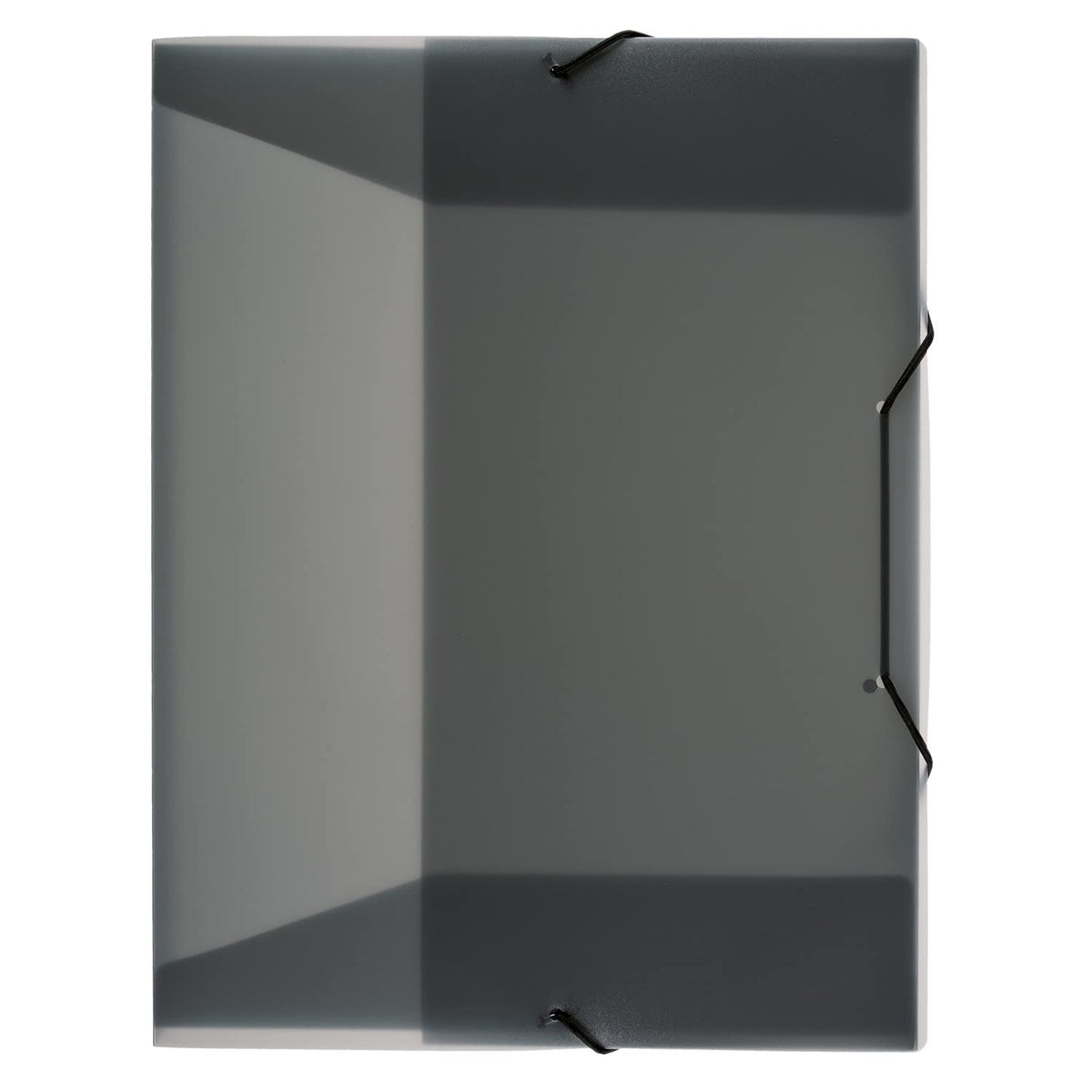 idena® DIN Box File with Elastic Strap a4 Black