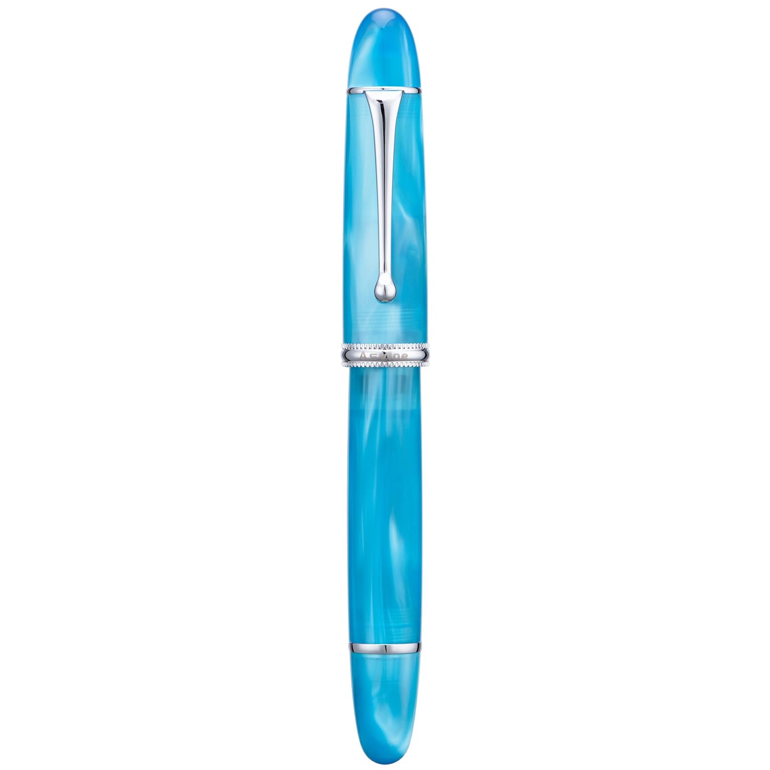 Asvine V800 Fountain Pen – Vacuum Filling System with Large Ink Capacity – Smooth Number 8 Fine Nib