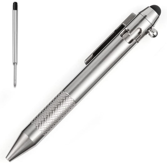 Cool Hand 4.9'' Titanium Bolt Action Pen Stylus for Touch Screen