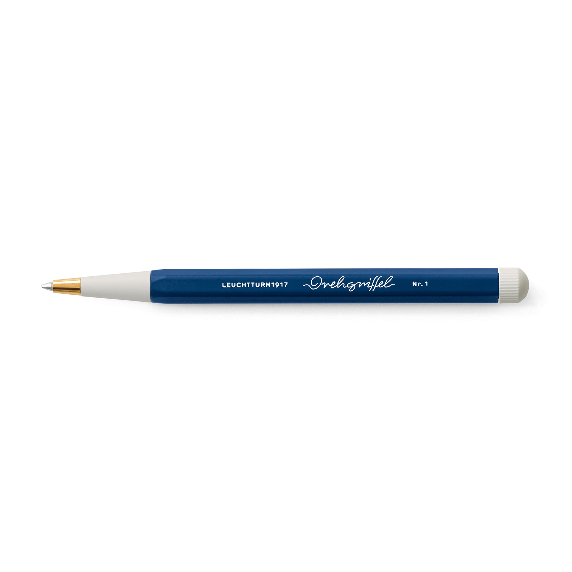 LEUCHTTURM1917 - Drehgriffel Writing Pen (Navy) - Gel Pen with Black Ink Included