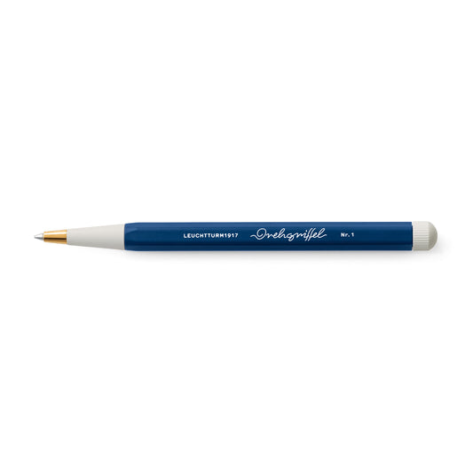 LEUCHTTURM1917 - Drehgriffel Writing Pen (Navy) - Gel Pen with Black Ink Included